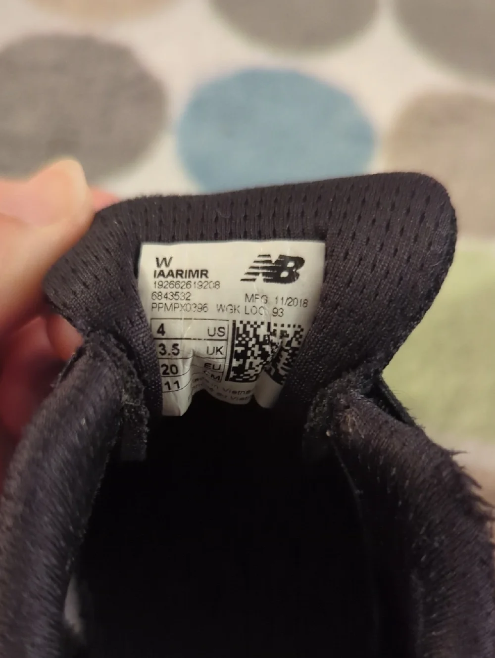 New Balance first pair